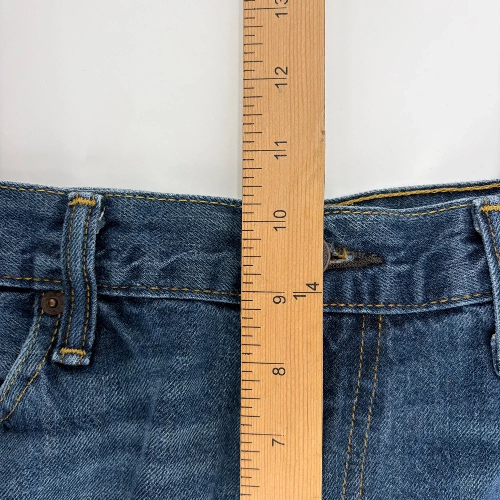 Vintage Levis 514 Straight Fit Mens Jeans Blue Denim Medium Wash 34x30
